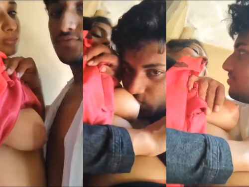 Porn Desi MMS Of तेलुगु लड़के ने अपने प्रेमी की चुचिया चूसी Sex Video