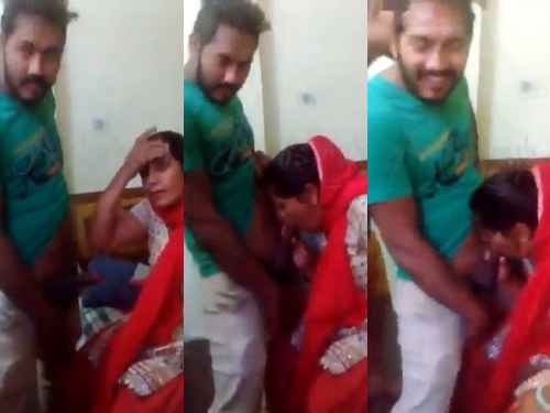 Horny Aunty जवान लड़के का लंड चूस रही है Porn Desi MMS