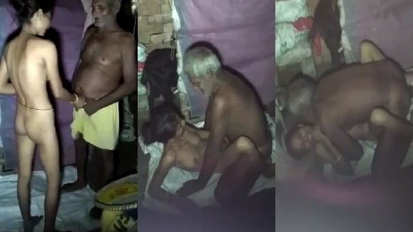 Sasur ji ko bahu pasand tha to apni bahu ko unone nangi karke pela