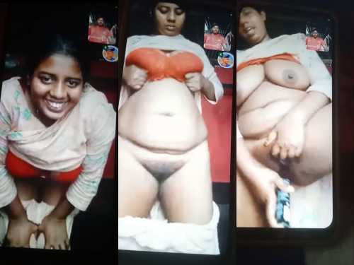 Bade chuchio bali bhabhi ne video call pe nangi huie, aur chut main bottle ghusaya