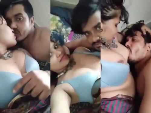 Horny Village Husband बीवी के चूंचियों को चुस्ते-चुस्ते डांट काटा Sex Desi MMS