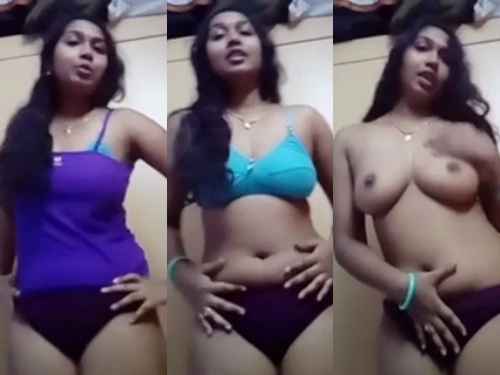 Tamil Girl Full Nude चूत में ऊँगली करने की Desi MMS Video Part 1